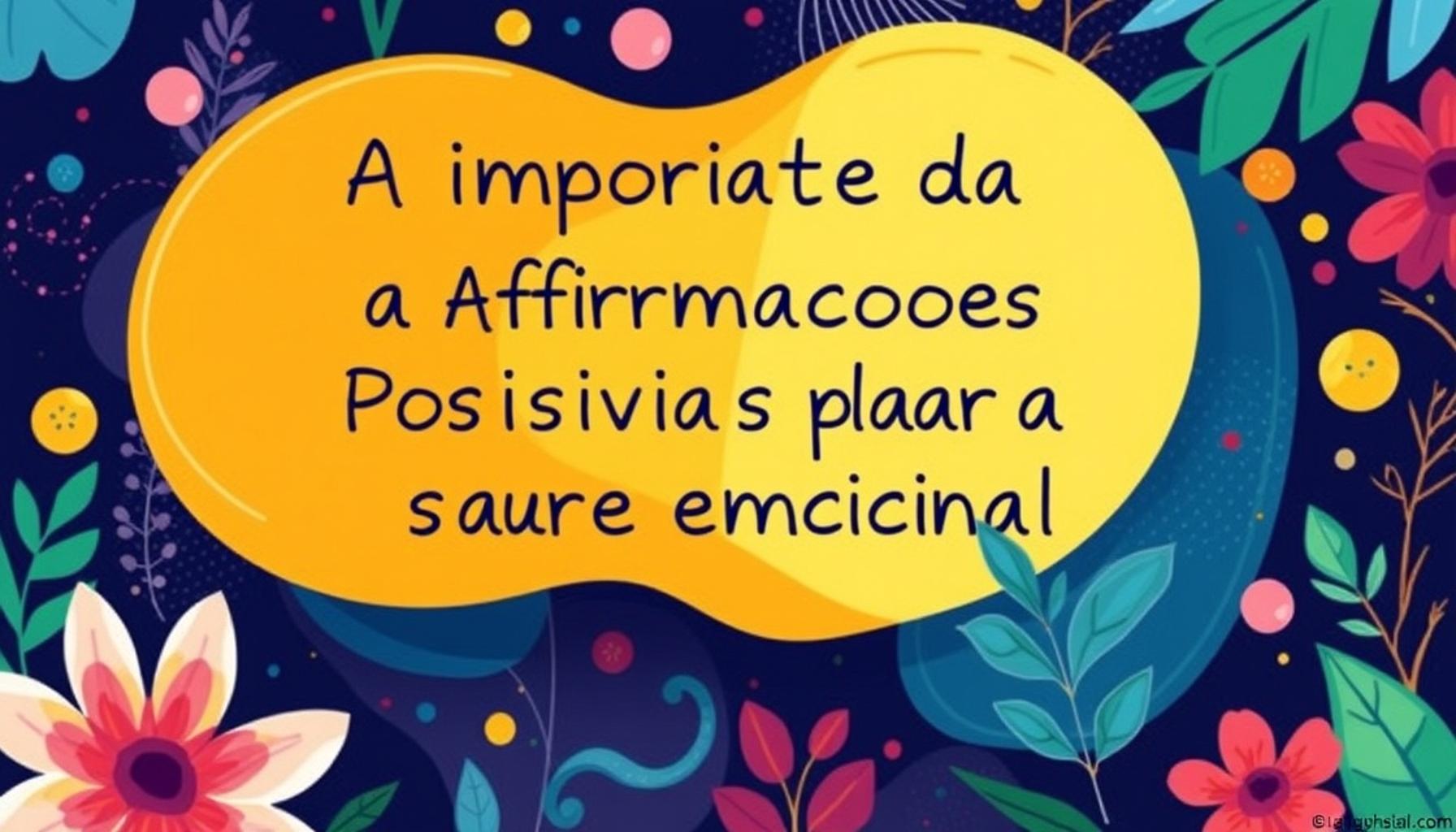 Daily Positive Affirmations Boosting Emotional Health Importance