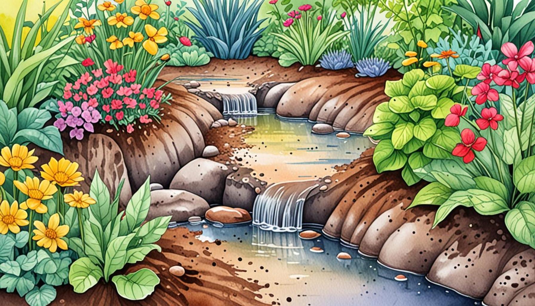 The importance of soil and drainage selection in garden design for beginners