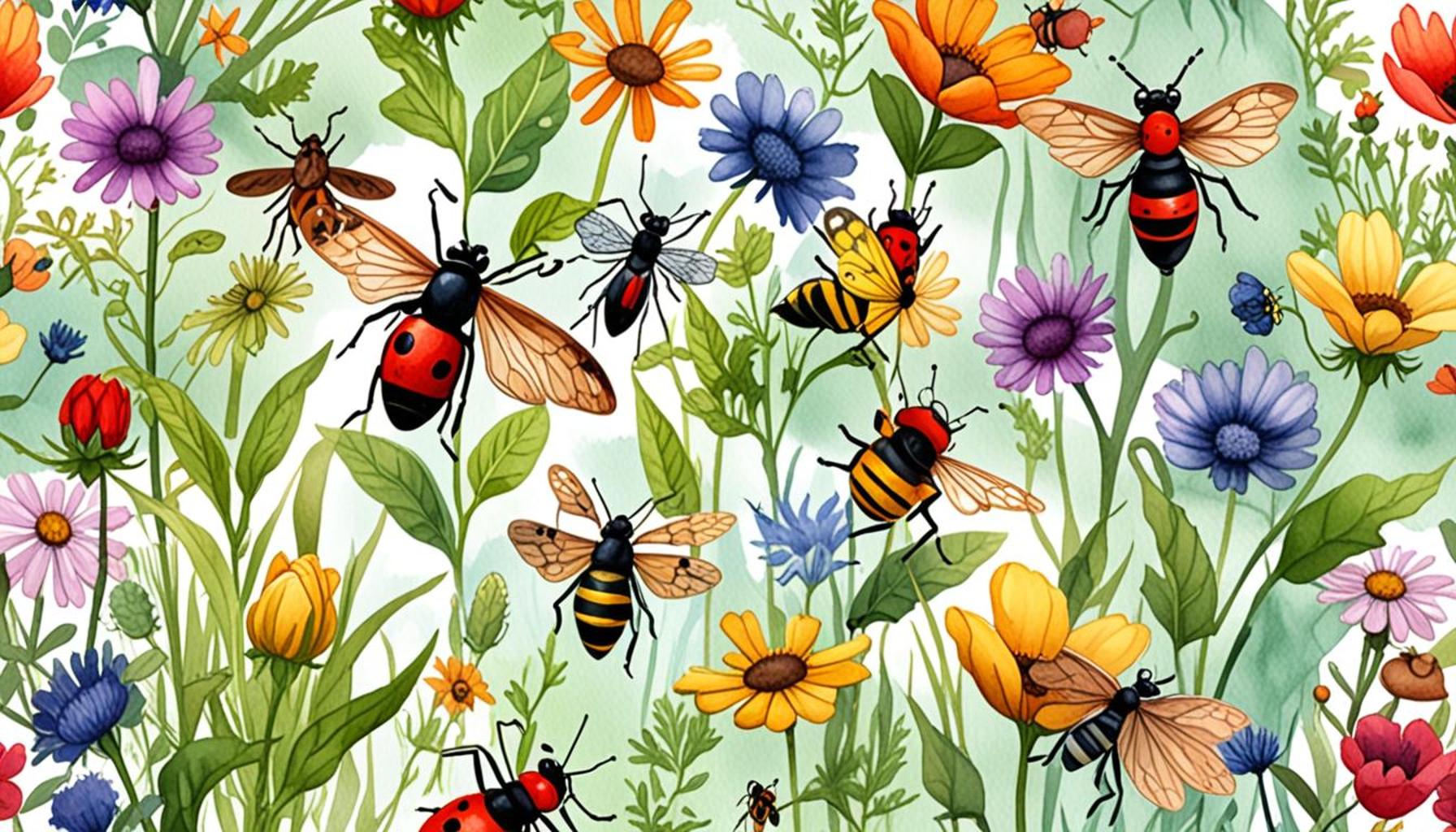 The role of beneficial insects in organic gardening: How to attract and maintain pollinators in your garden