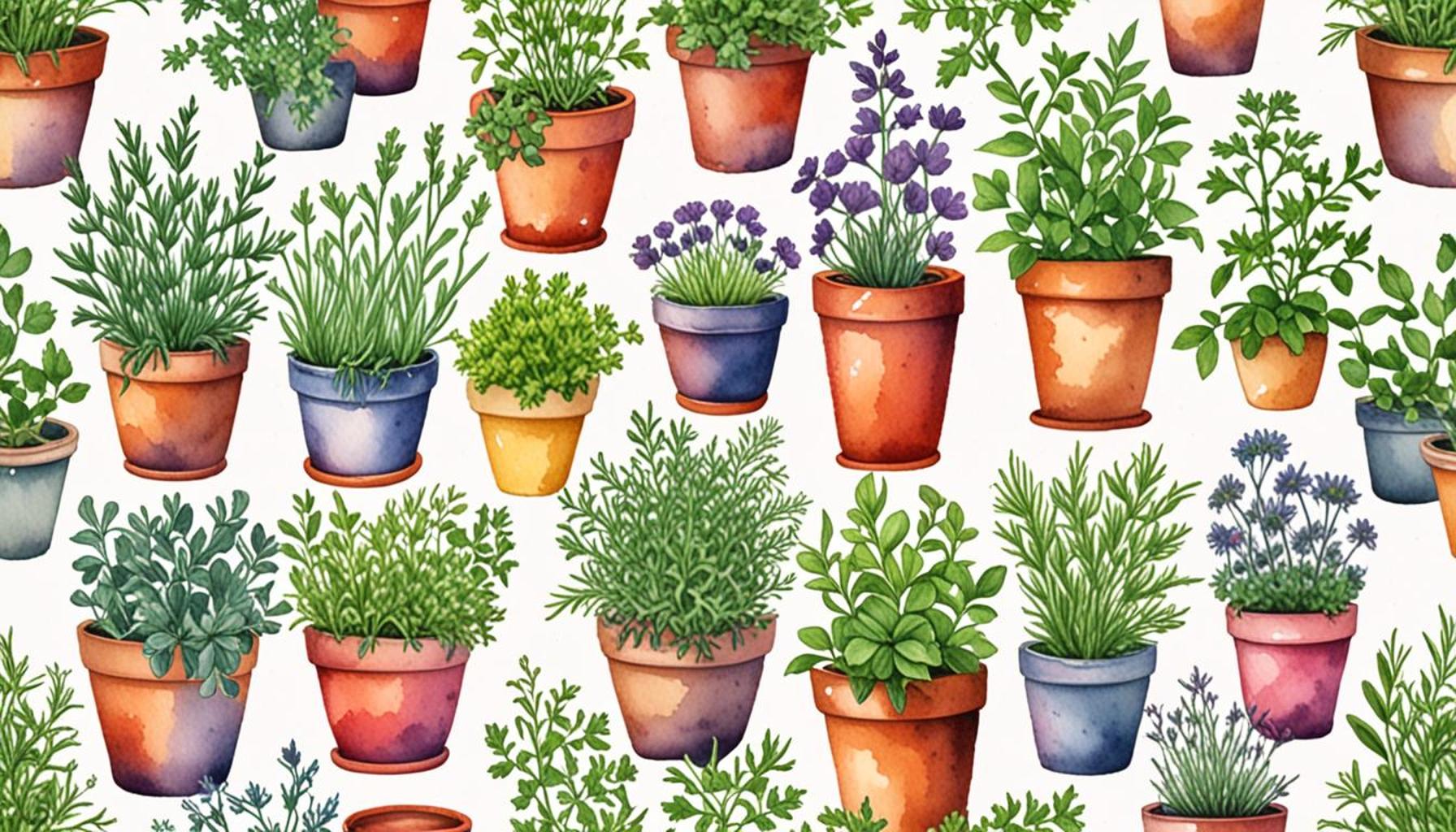 Aromatic Herbs in Pots: Gardening in Small Spaces